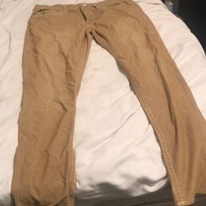Corduroy straight true religion pants(tailored)